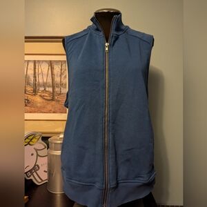 📌L.L. Bean 2X Blue Full-Zip Fleece Vest